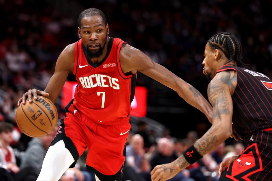 [图]杜兰特28+10 火箭险胜公牛结束3连败